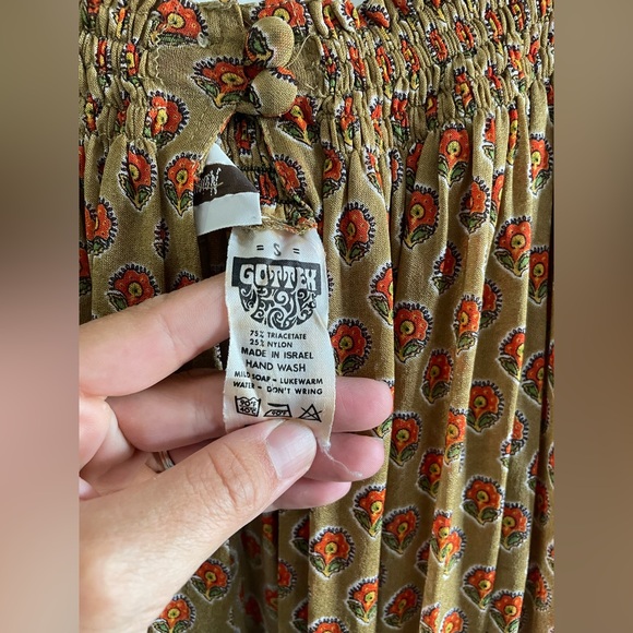 Neiman Marcus Gottek Vintage Skirt Cover Up - Has Holes Size Small - 70’s Hippie - Picture 3 of 6